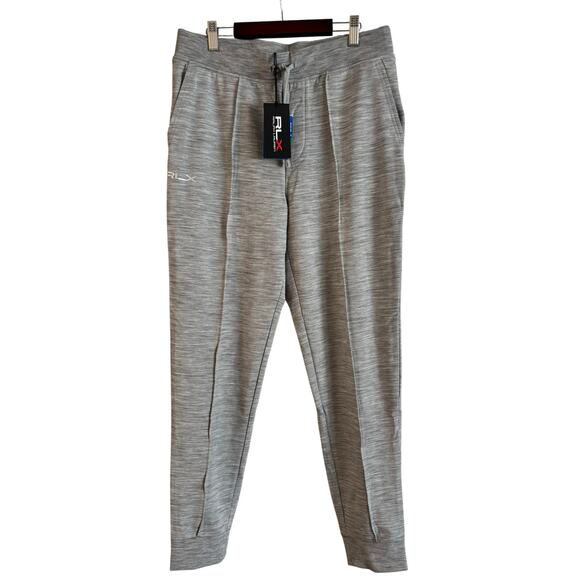 RLX Ralph Lauren Wool Blend Performance French Terry Joggers Men’s S Gray $228 - Picture 1 of 6